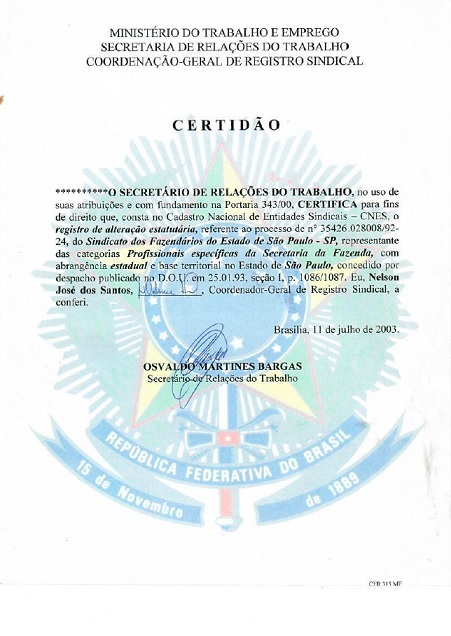 Leia Certido MTE