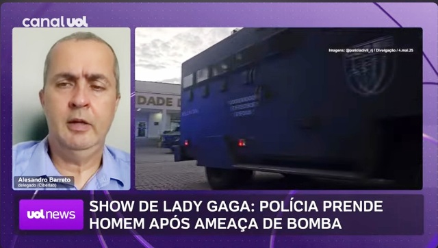 Operao antiterrorismo em show de Lady Gaga: delegado traz detalhes da investigao